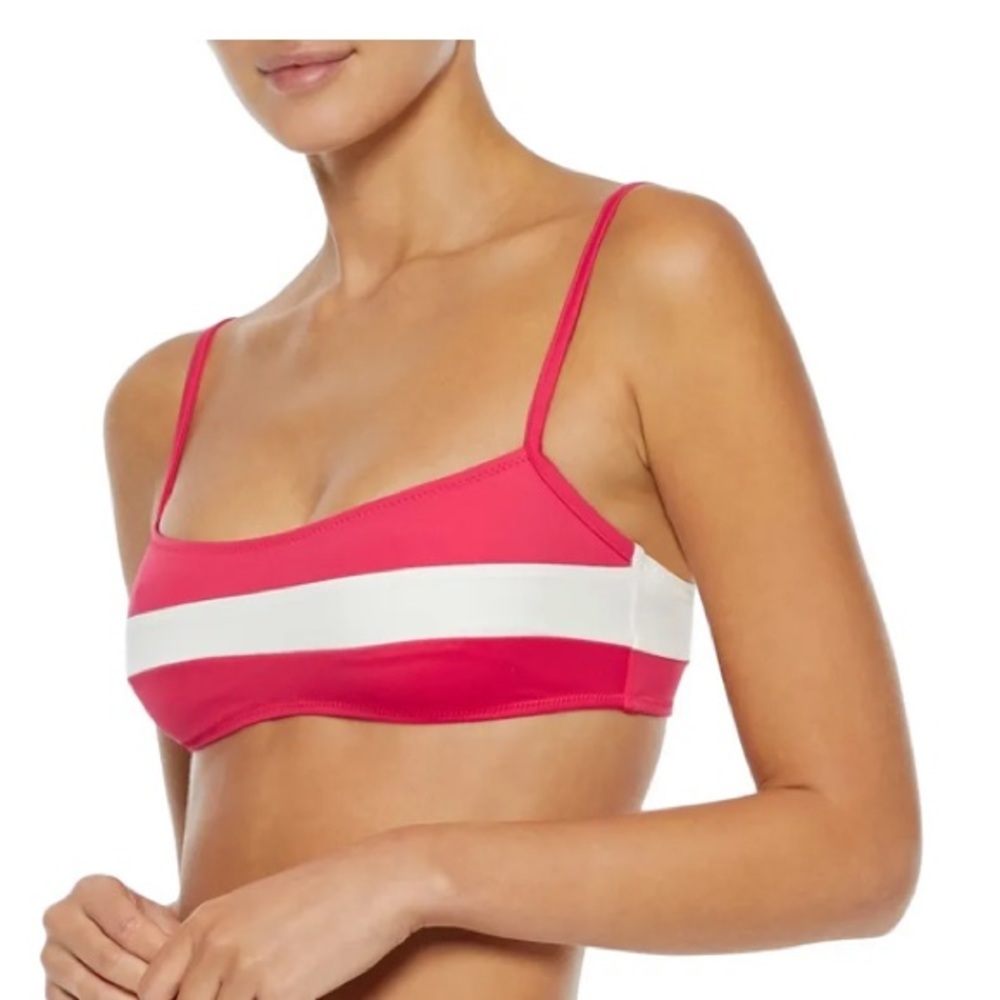Solid & striped the brooks striped bikini top